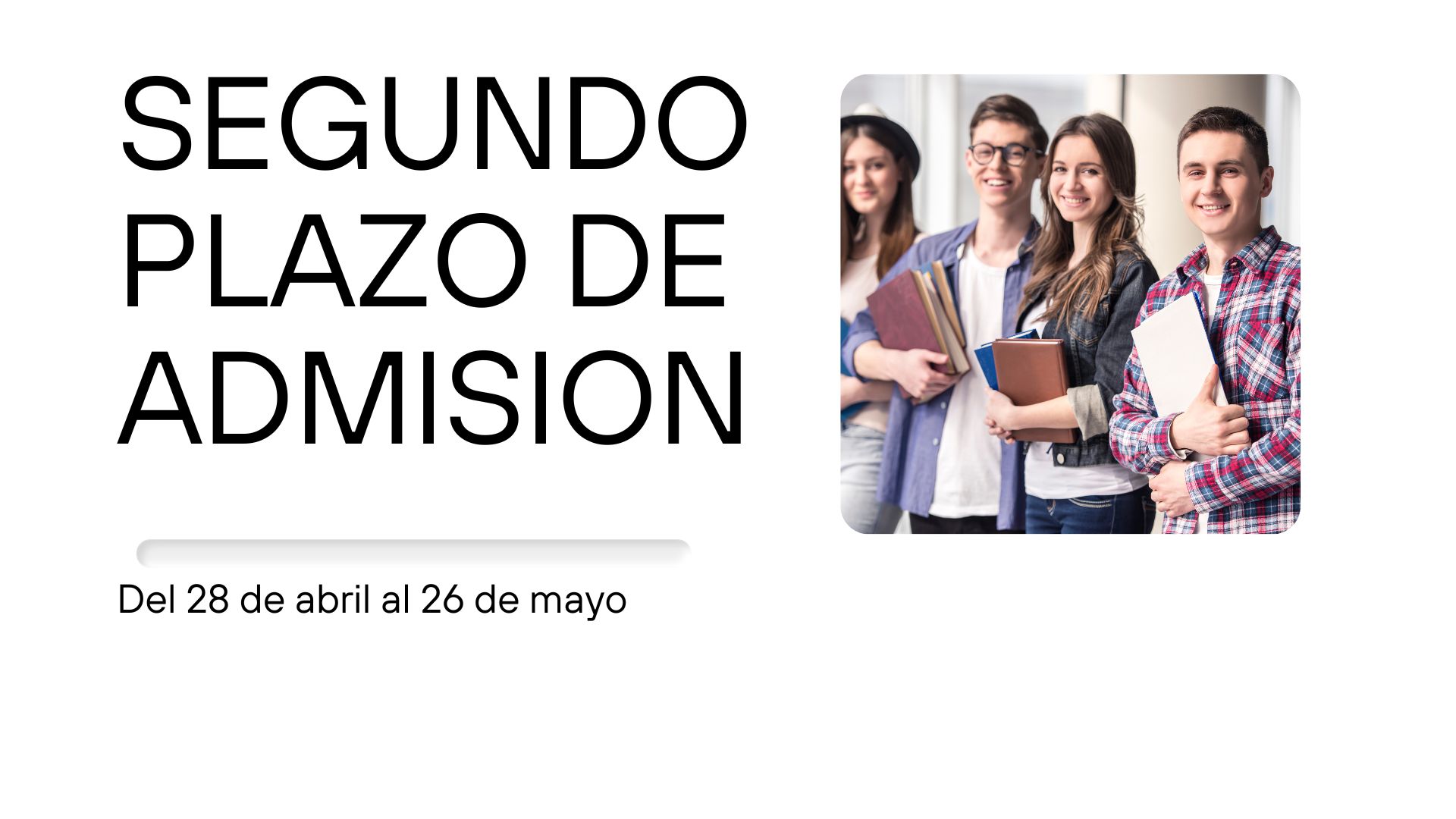 Abierta la segunda convocatoria de admisión al máster, curso 2025-26